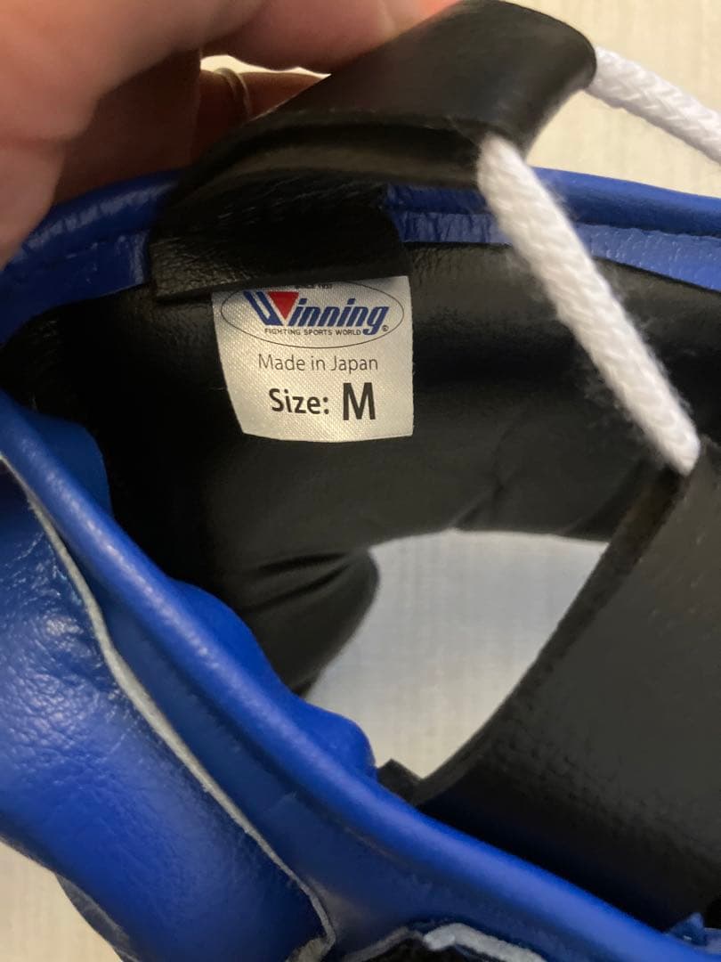 カビゴンWinning ヘッドギア アマチュア用 ブルー M 未使用