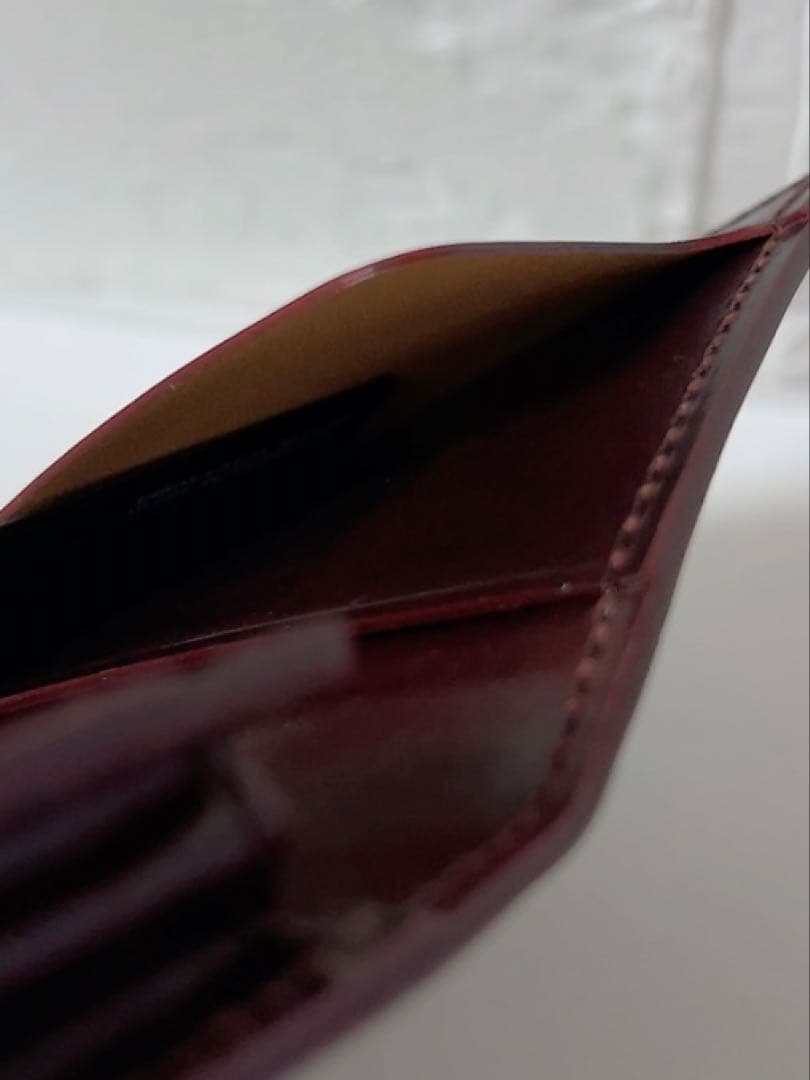 ガンゾ　GANZO 名刺入れ　カードケース　ブラウン　馬革　未使用品