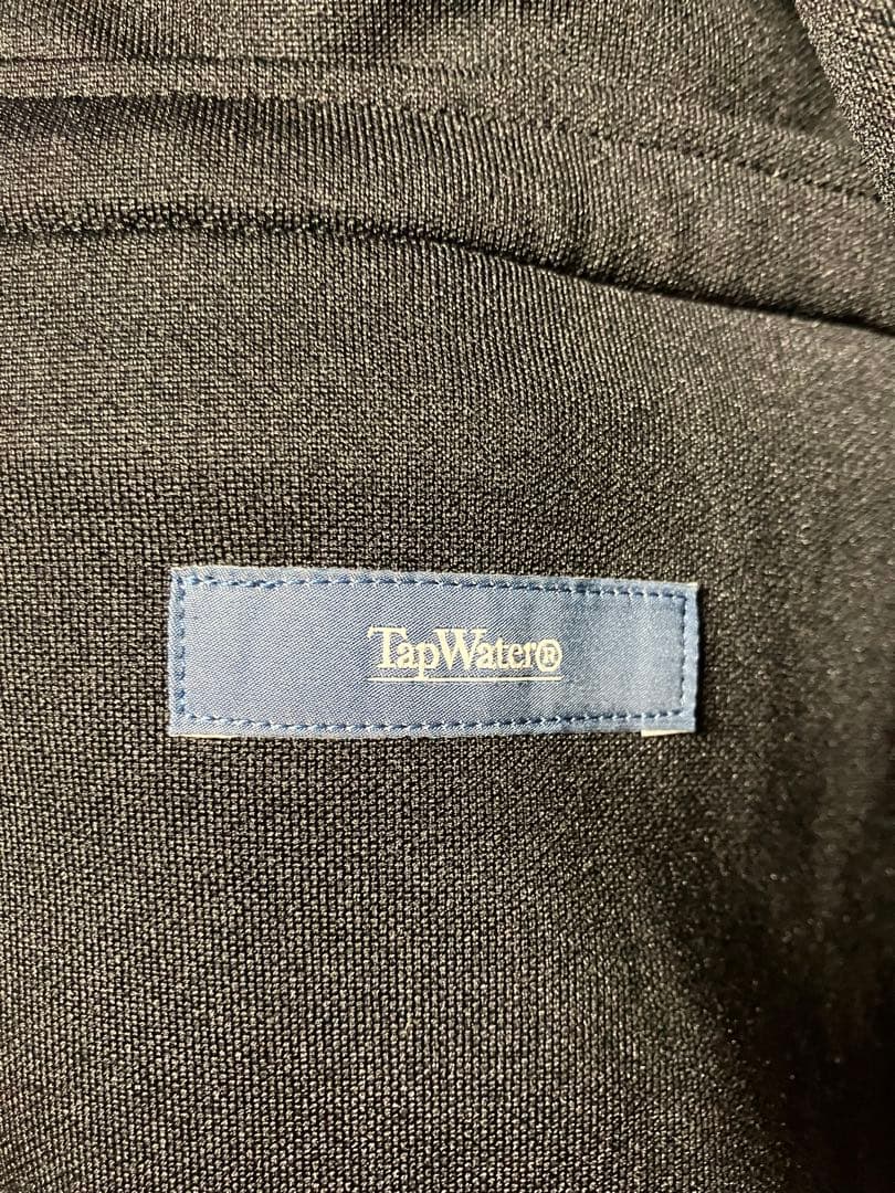 Tap water グラフペーパー　ブラック ダブルブレストジャケット