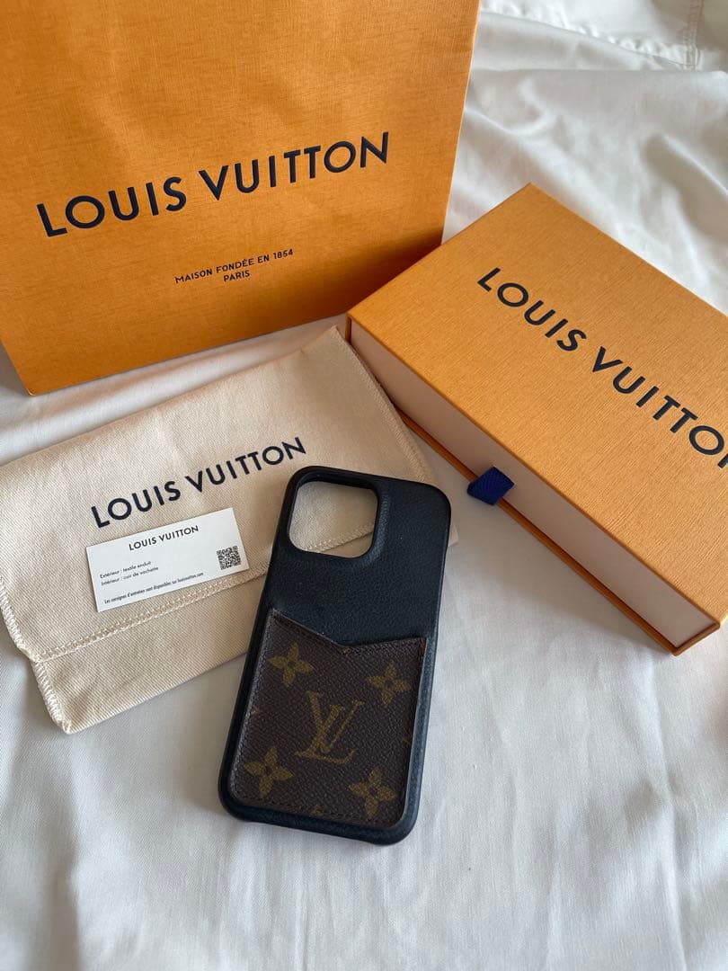 【正規品】【ルイヴィトン】 iPhone13Pro ケース　モノグラム　刻印なし