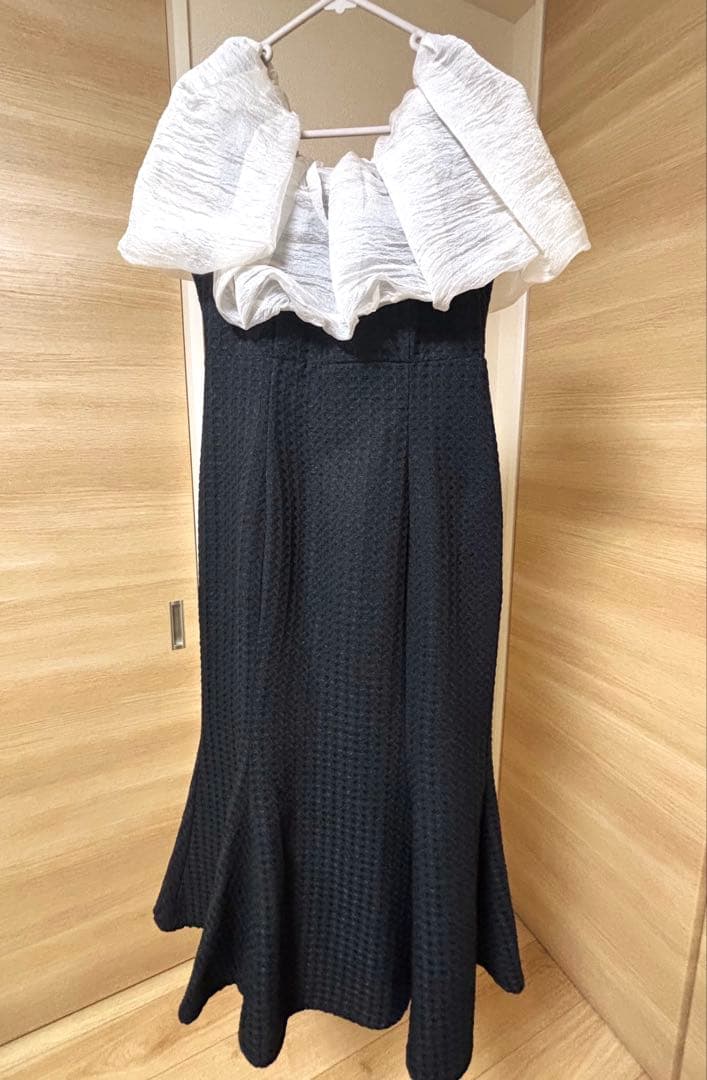 Leja 2WAYオフショルダーパフスリーブマーメイドドレス　サイズS