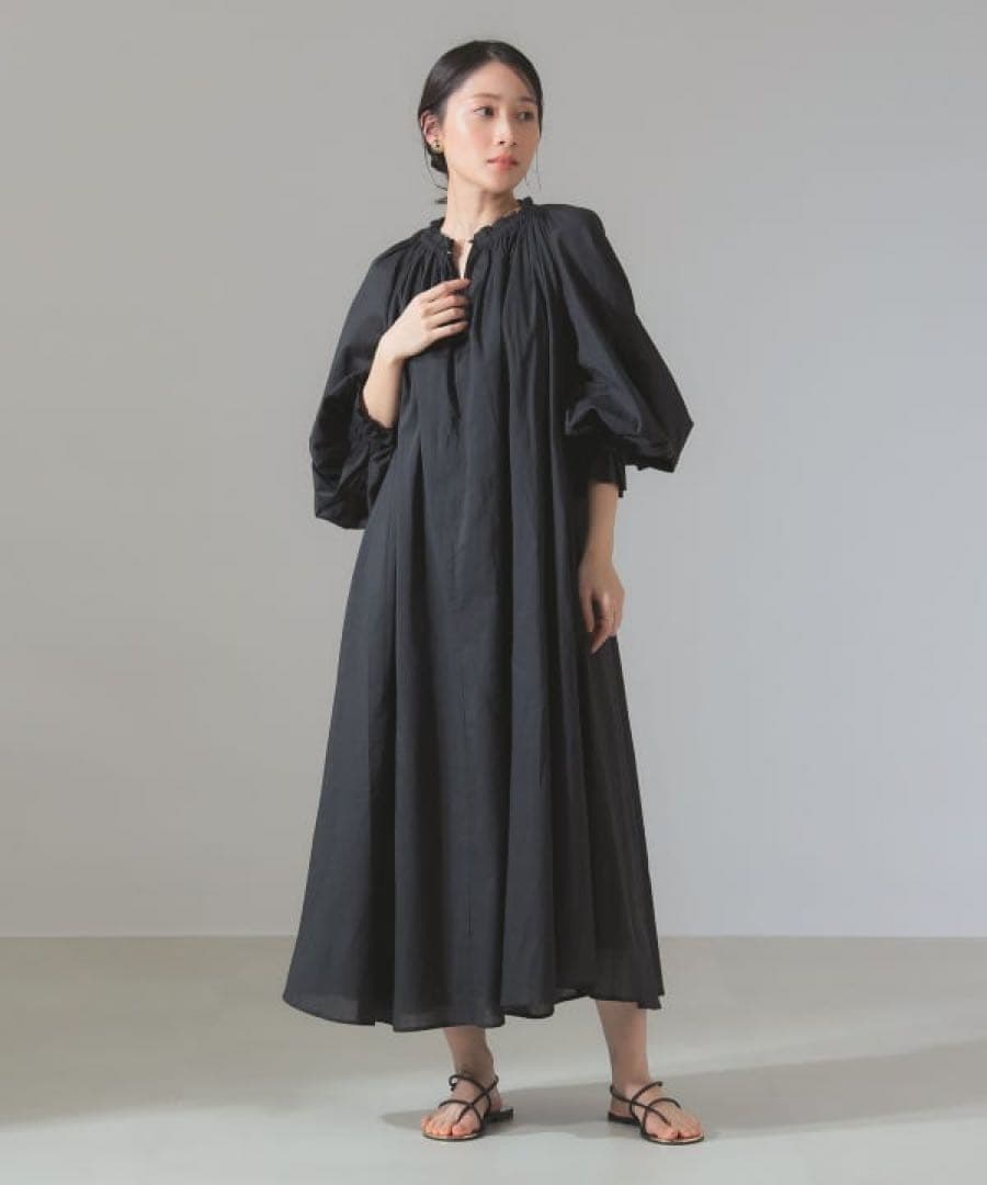 【新品タグ付き】　マリハ　春の花のドレス ビームス別注　Aライン ワンピース