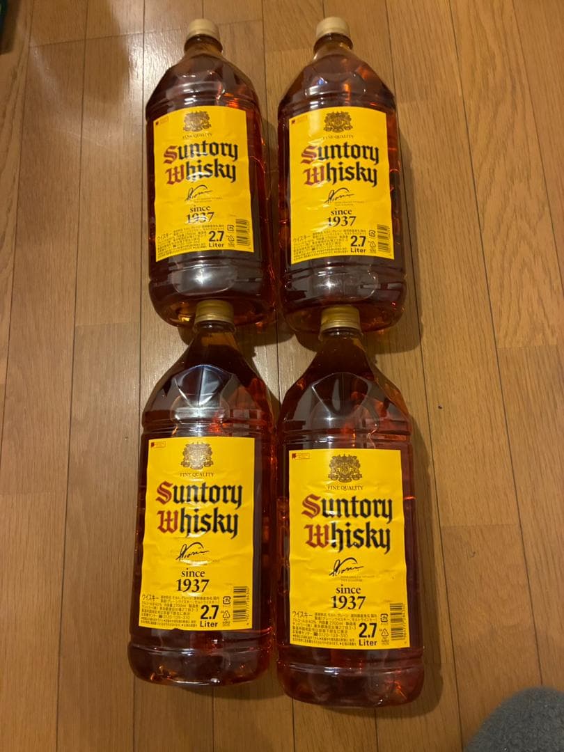 角瓶 2700ml [サントリー ウイスキー 日本 大容量]　４本