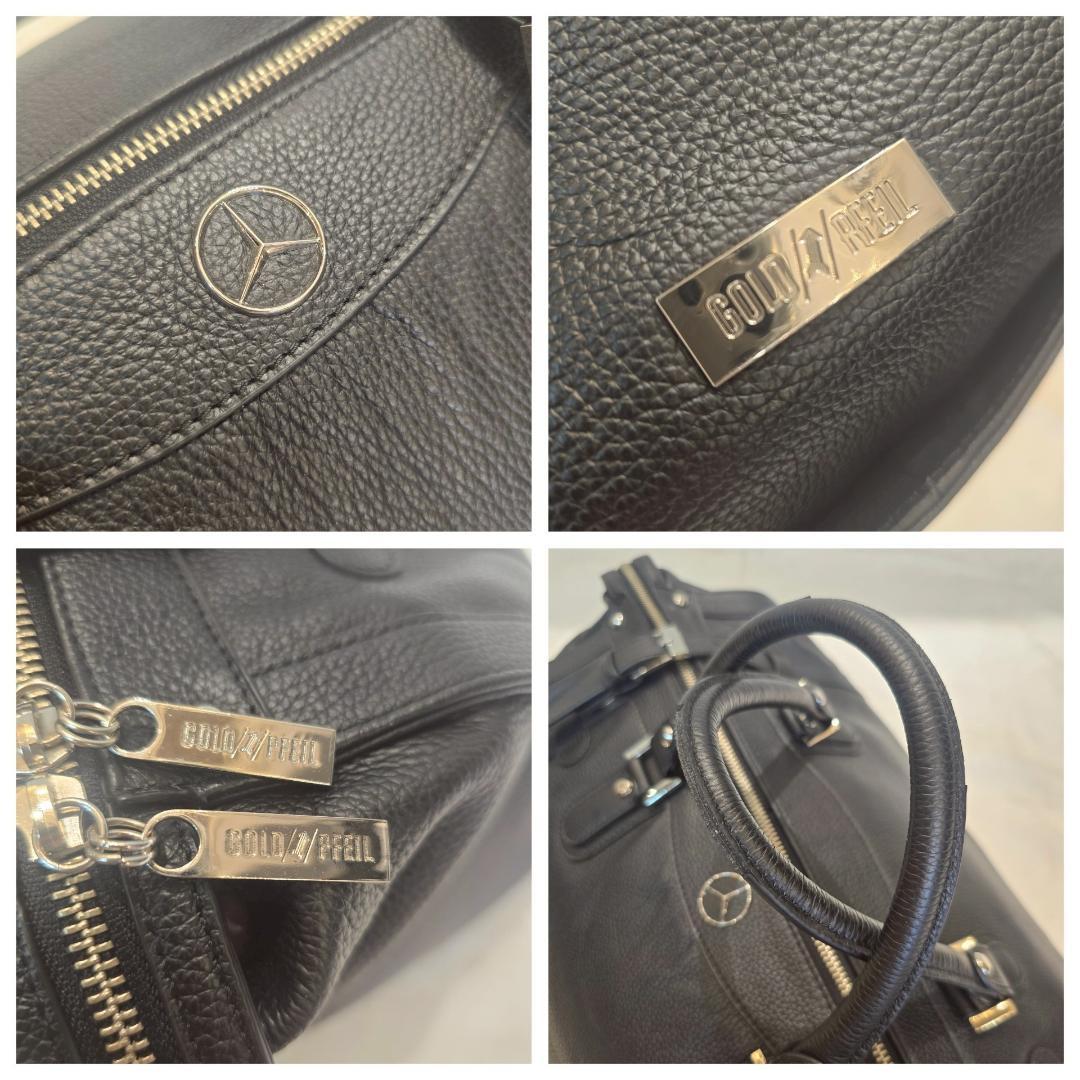 i+【美品】 2点 メルセデスベンツ ゴールドファイル ボストンバッグ 非売品