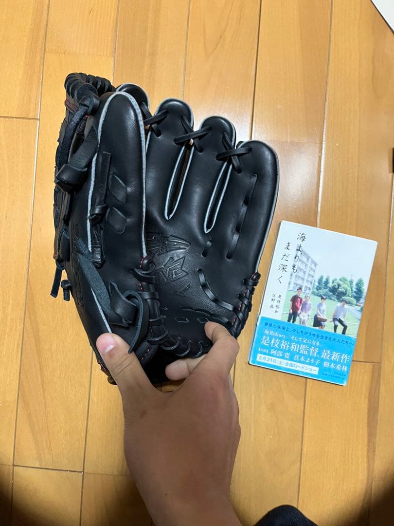 ね*.様 Mizuno 軟式野球グローブ 黒