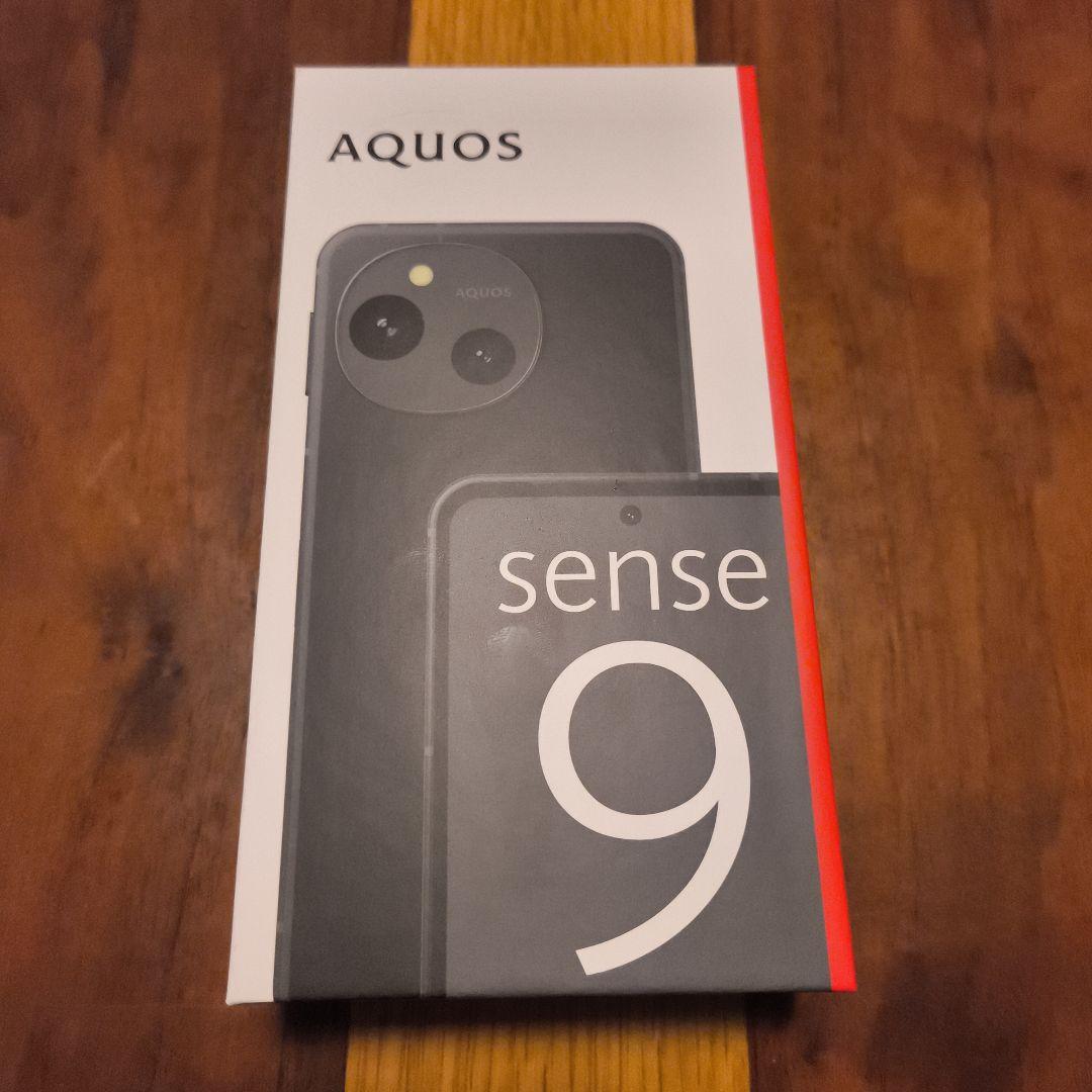 [新品未開封] AQUOS sense9 ブラック 6G128GB