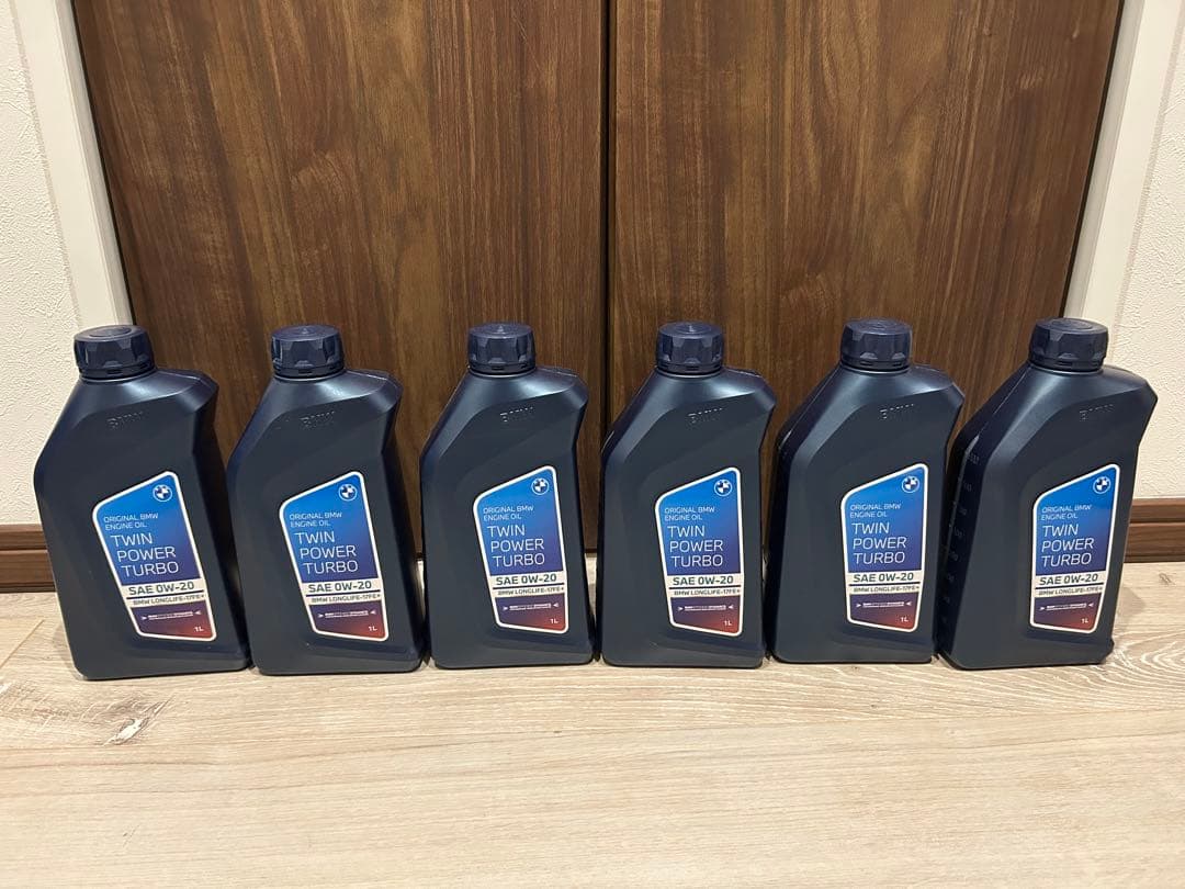 純正 TWIN POWER TURBO エンジンオイル 0W-20 6本