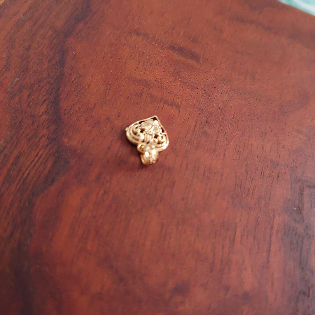 ハワイアンジュエリー　ゴールド ハート型 透かしチャーム♢