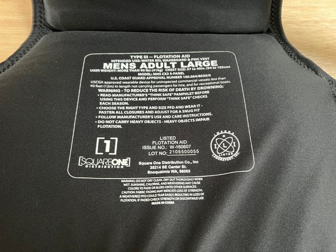 RONIX ロニックス ONE CAPELLA 3.0 メンズ ライフジャケット