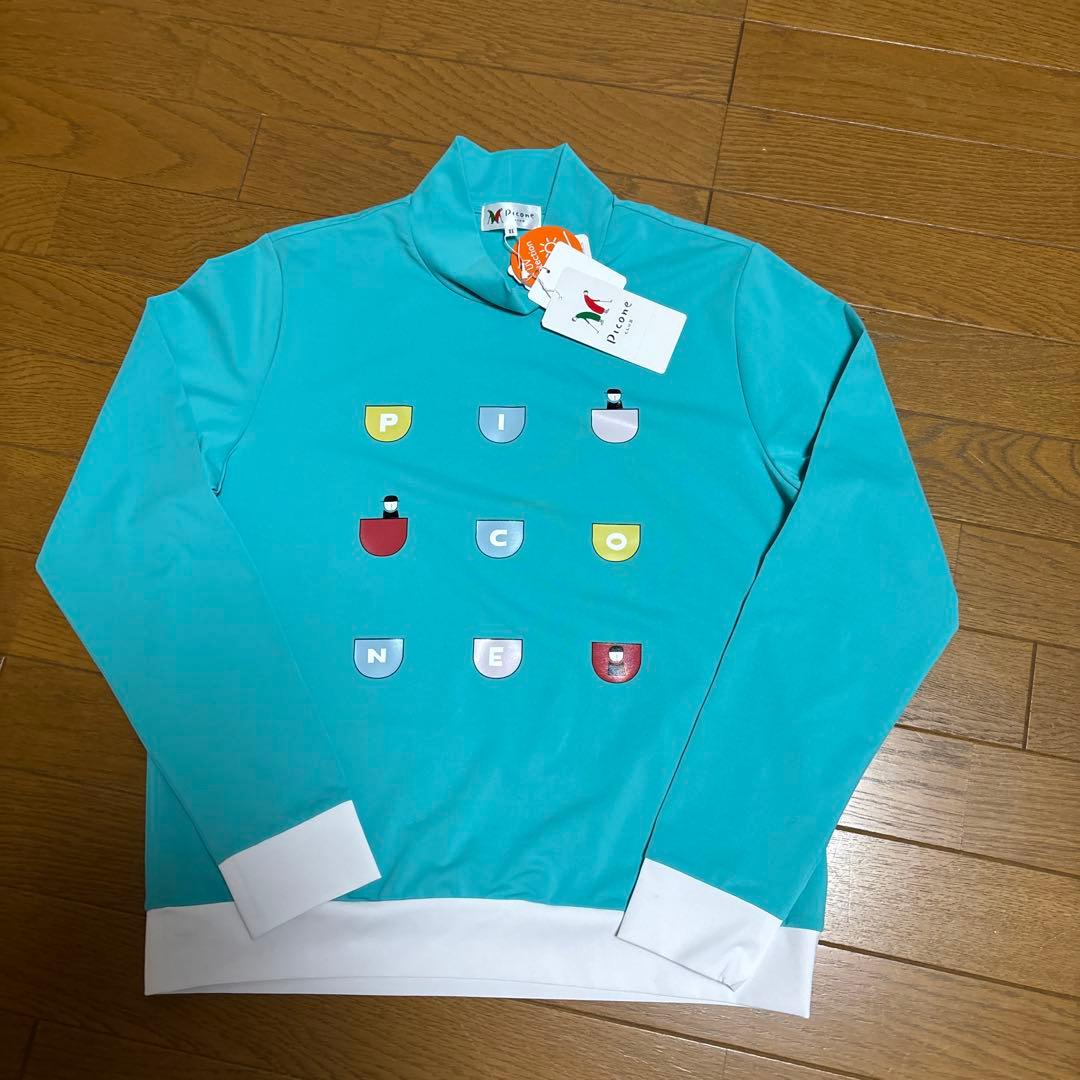 Picone レディースシャツ ミントグリーンのようなブルーⅡ