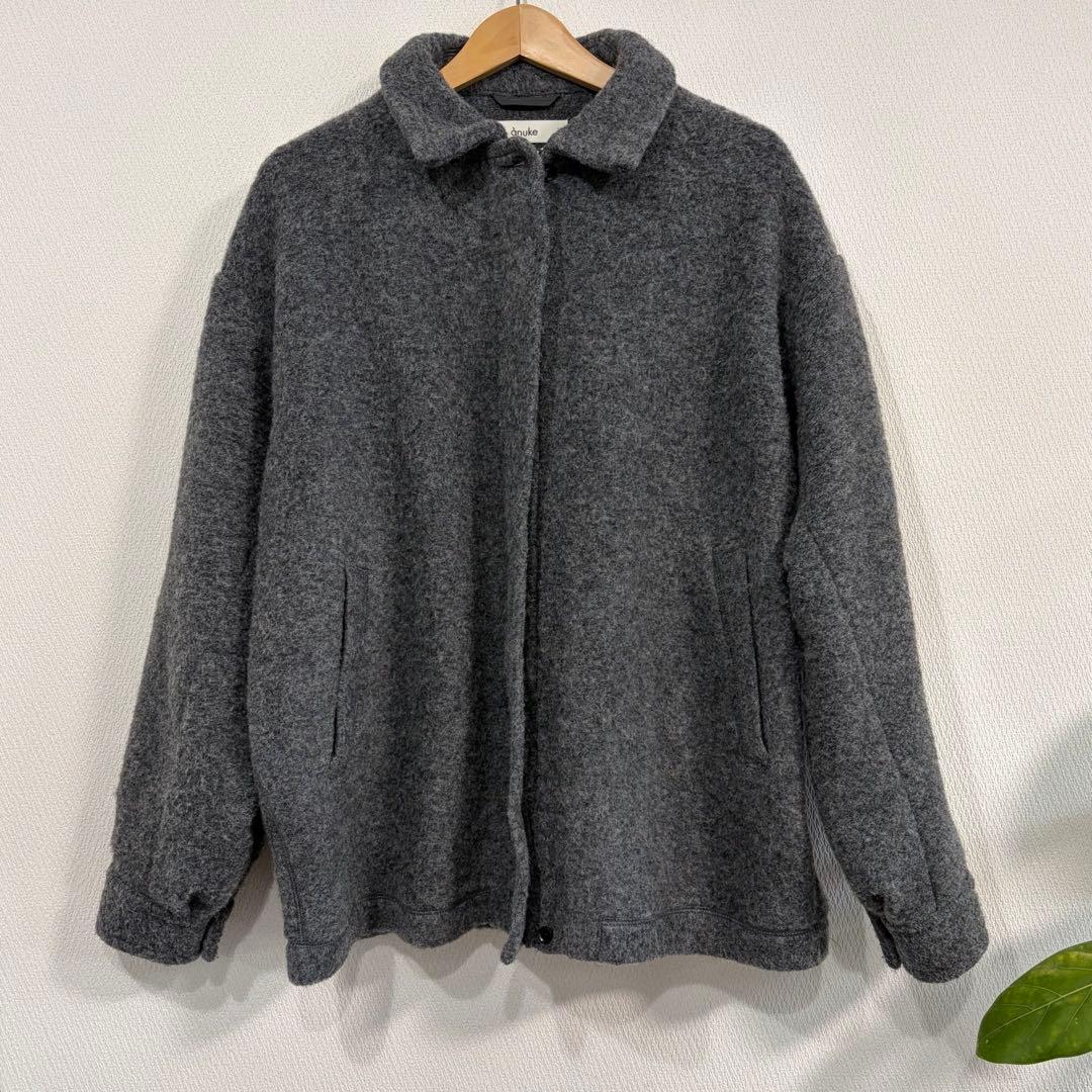 anuke アンヌーク Sliver Zip Blouzon 38