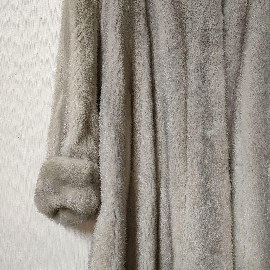 ミンクコート レディースLサイズ程 日本製 リアルファー