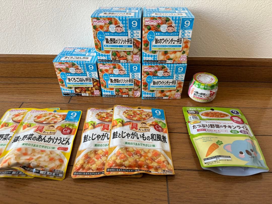 ベビーフード　計35点　キューピー、和光堂　12ヶ月、 9ヶ月、7ヶ月