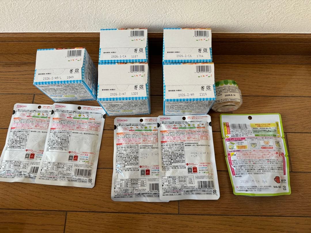 ベビーフード　計35点　キューピー、和光堂　12ヶ月、 9ヶ月、7ヶ月