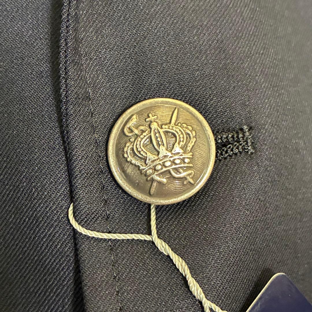 KENT 【未使用タグ付】 紺ブレ 銀ボタン アンコン テーラード ジャケット