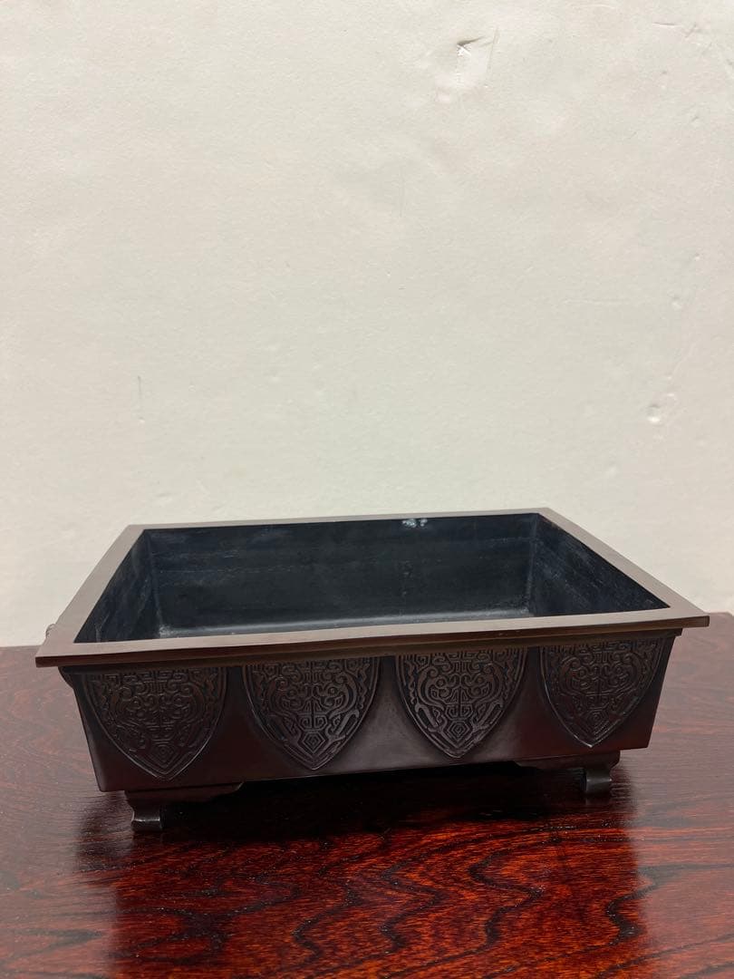 祐銅造 銅製水盤 新品　送料込み