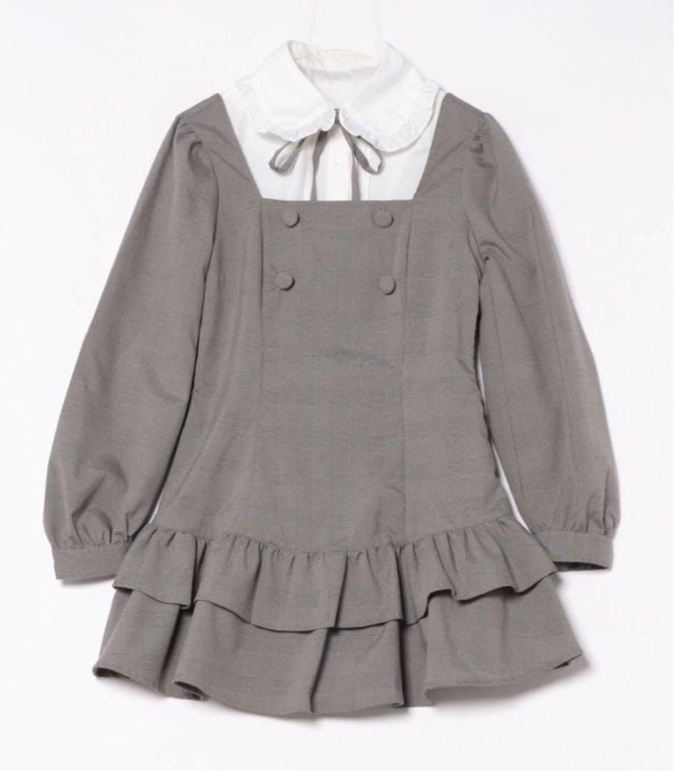 Pal elfy パルエルフィー クラシカルシャツレイヤードワンピース