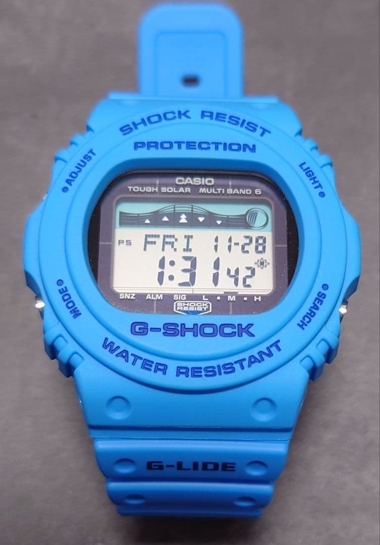 未使用 CASIO G-SHOCK GWX-5700CS-2JF Gライド 青