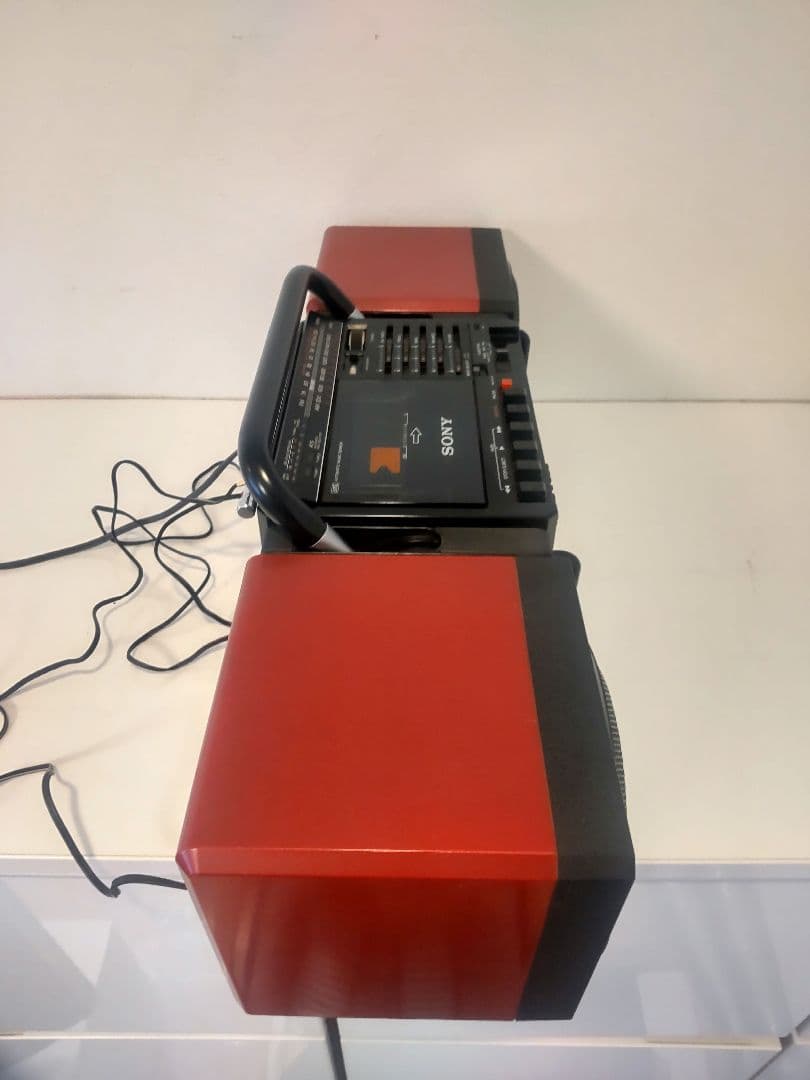 【希少】 SONY CFS-700 STEREO ラジカセ キューブリック