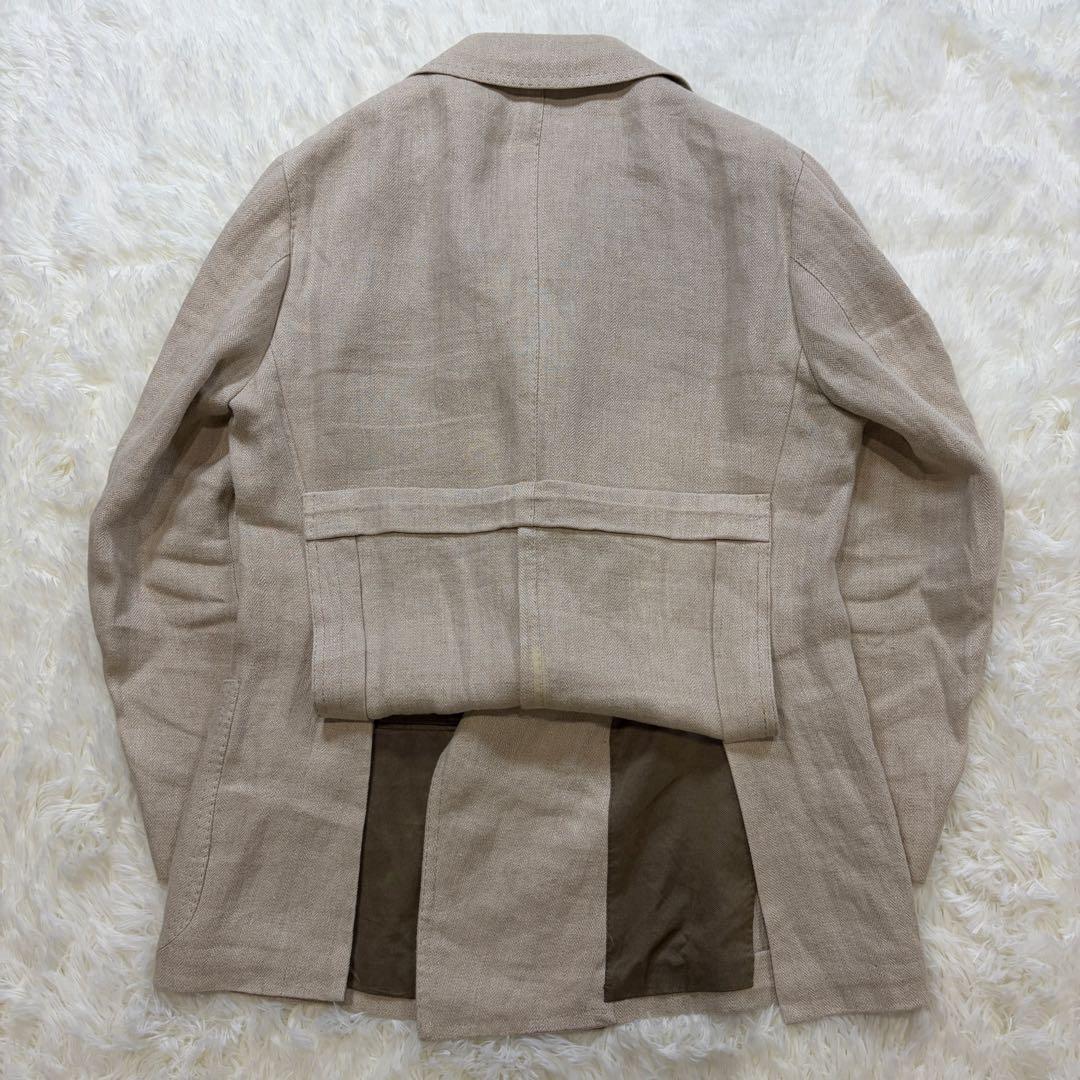 スティレラティーノ ヘリンボーン ダブル テーラードジャケット イタリア製 50