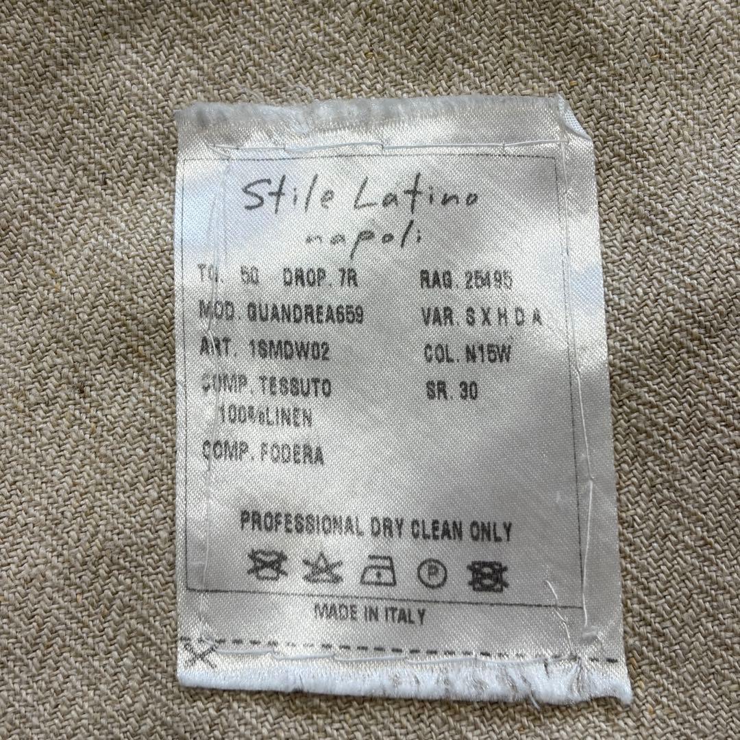 スティレラティーノ ヘリンボーン ダブル テーラードジャケット イタリア製 50