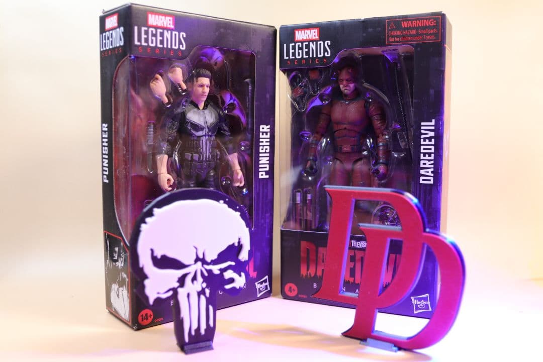 新品未開封デアデビル＆パニッシャー 2体セット＋ジオラマパーツ2点オマケ