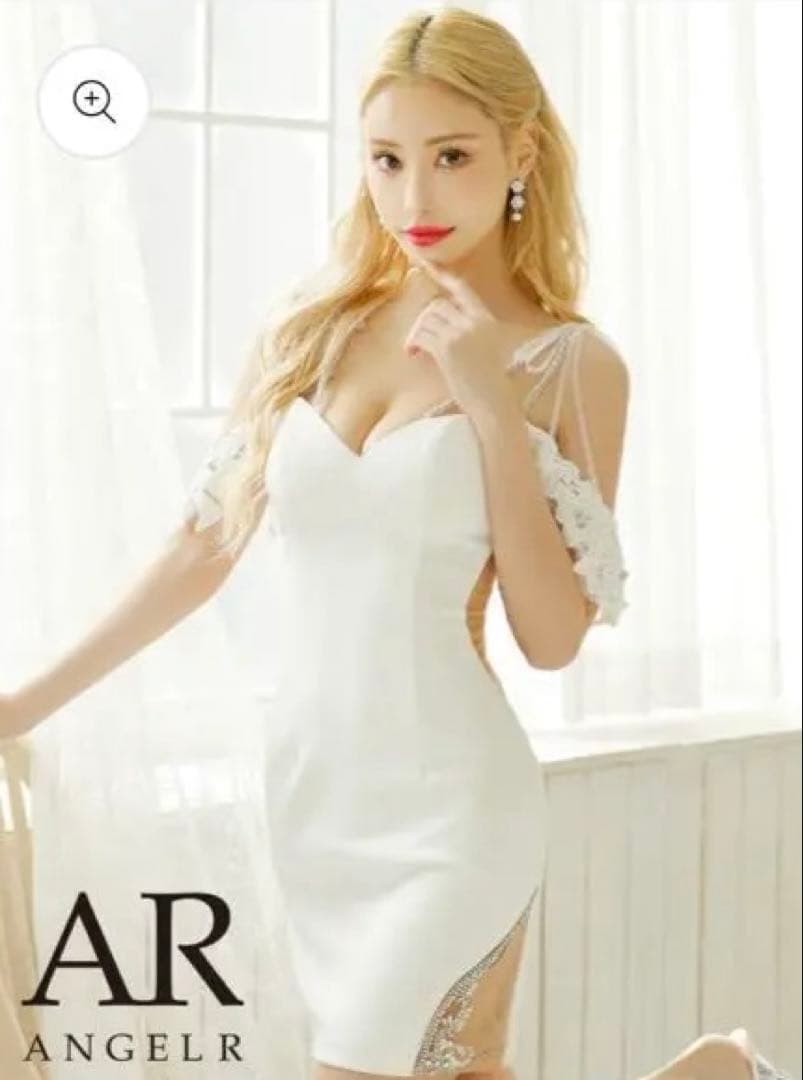 ANGEL R ホワイトミニドレス