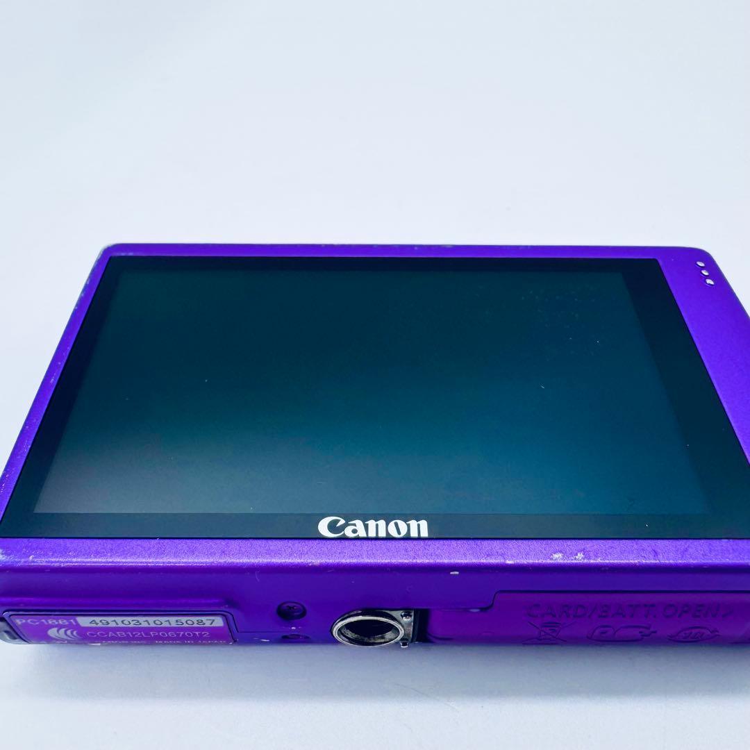 【訳あり】Canon IXY 430F パープル FULL HD デジタルカメラ