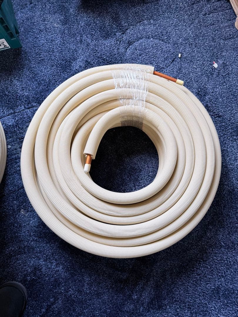 エアコン用配管 クリーム色 約20メートル③おまとめOK