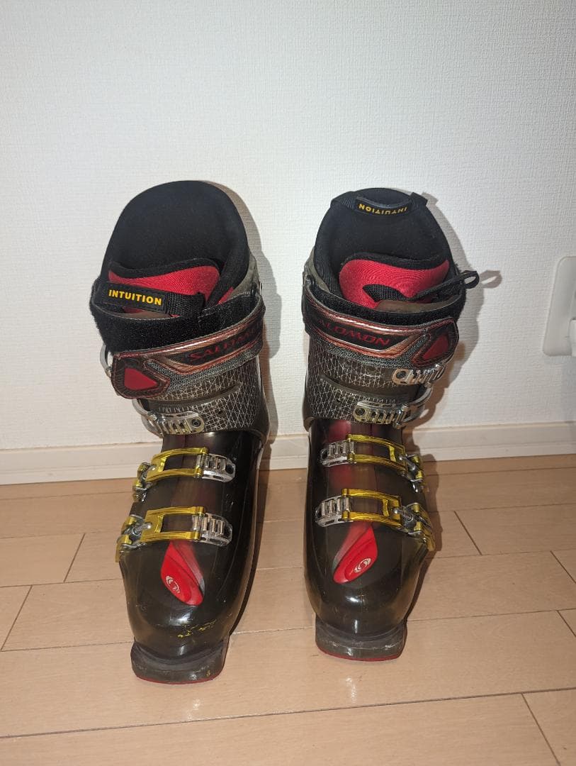 サロモン エナジャイザー 110 スキーブーツ メンズ 26.5cm 赤 中古