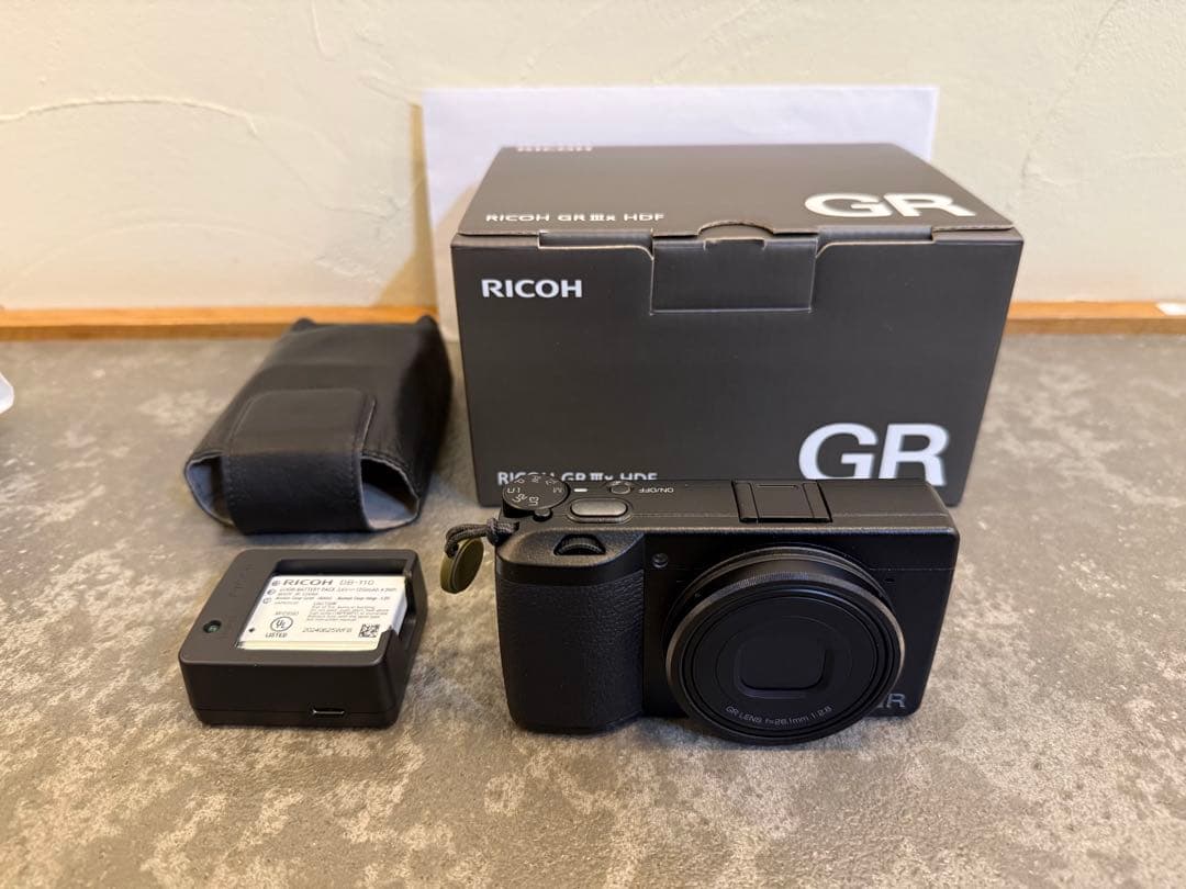 RICOH GR IIIx HDF／シャッター467回
