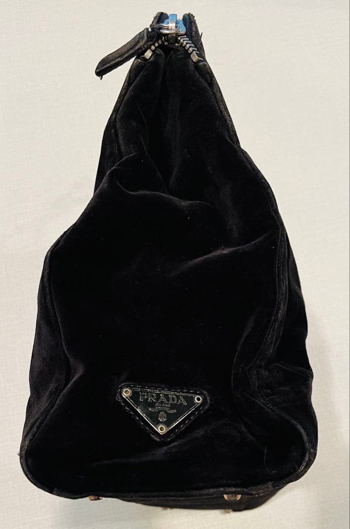 OLD PRADA ベロア バッグ