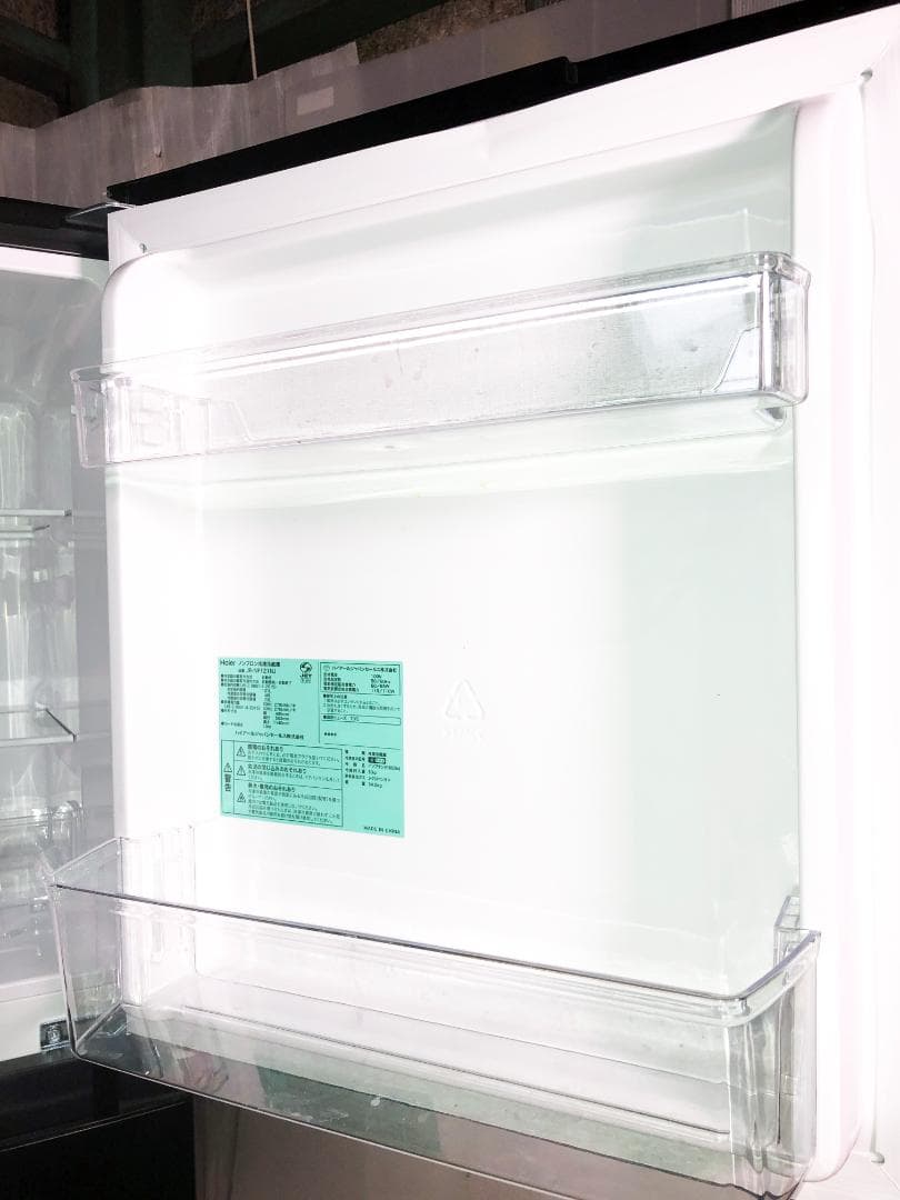 ★ト23年製★Haier 121L 冷蔵庫【JR-NF121NJ-K】EOFV
