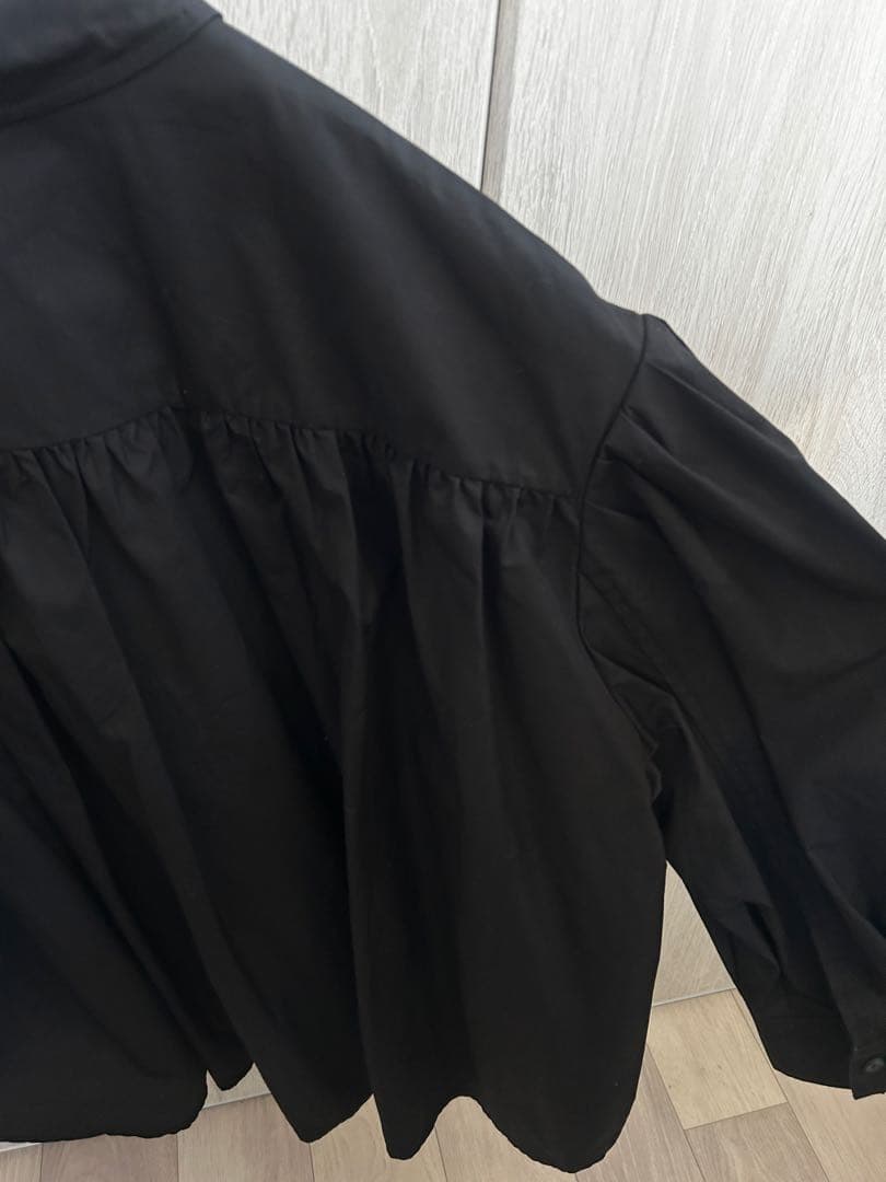 【美品】eunoia ユノイア full sleeve shirt ブラック