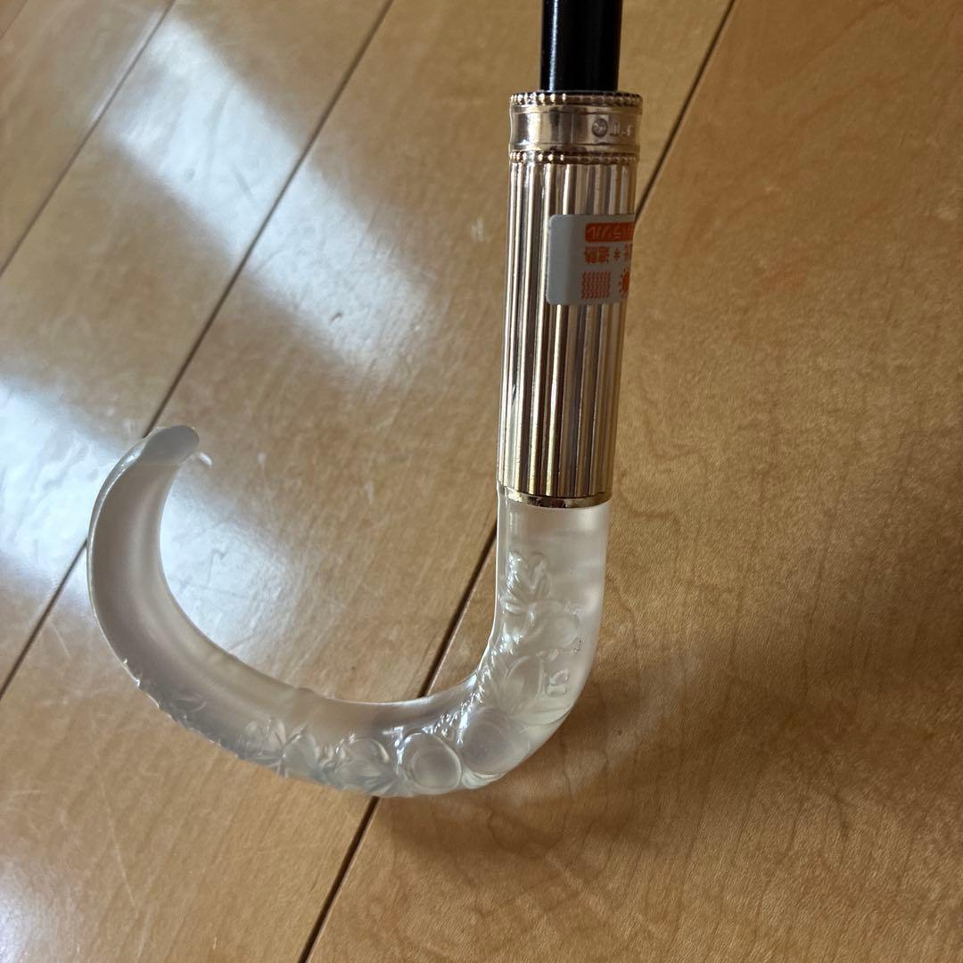 ジルスチュアート　ブラックフリル　晴雨兼用日傘