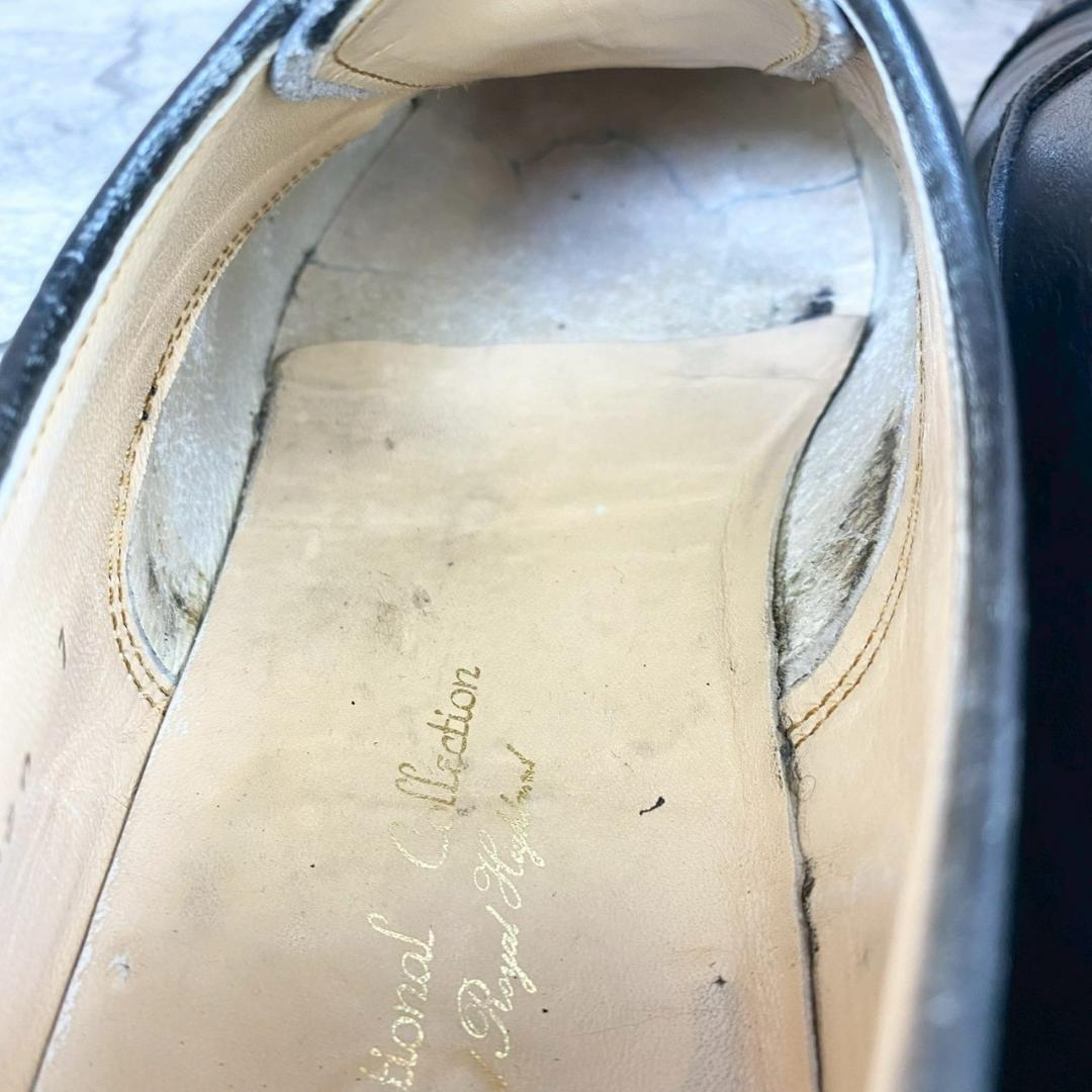 【メンズブランド革靴】　ロイヤルハイランド　ストレートチップ　ブラック　26㎝