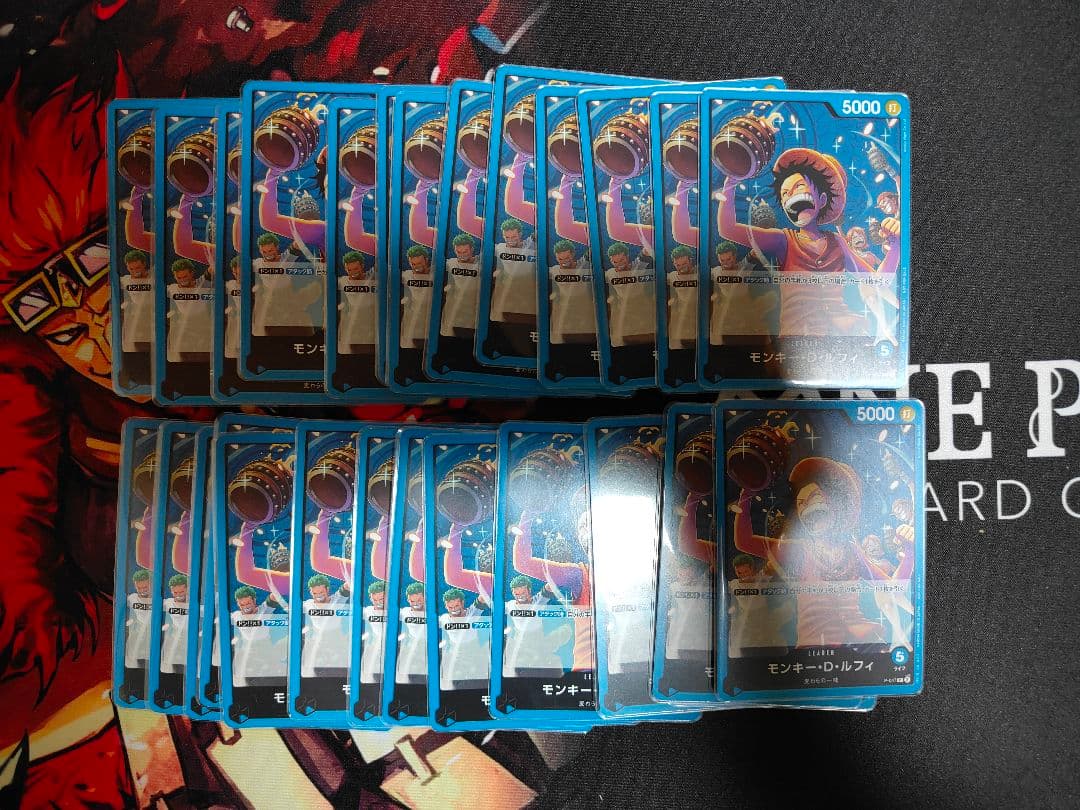 ワンピースカード　ルフィ　リーダー　P-047 プロモ　交流会　27枚