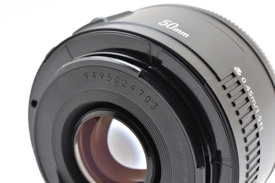 フルサイズ対応 単焦点レンズ Canon EF50mm F1.8 II