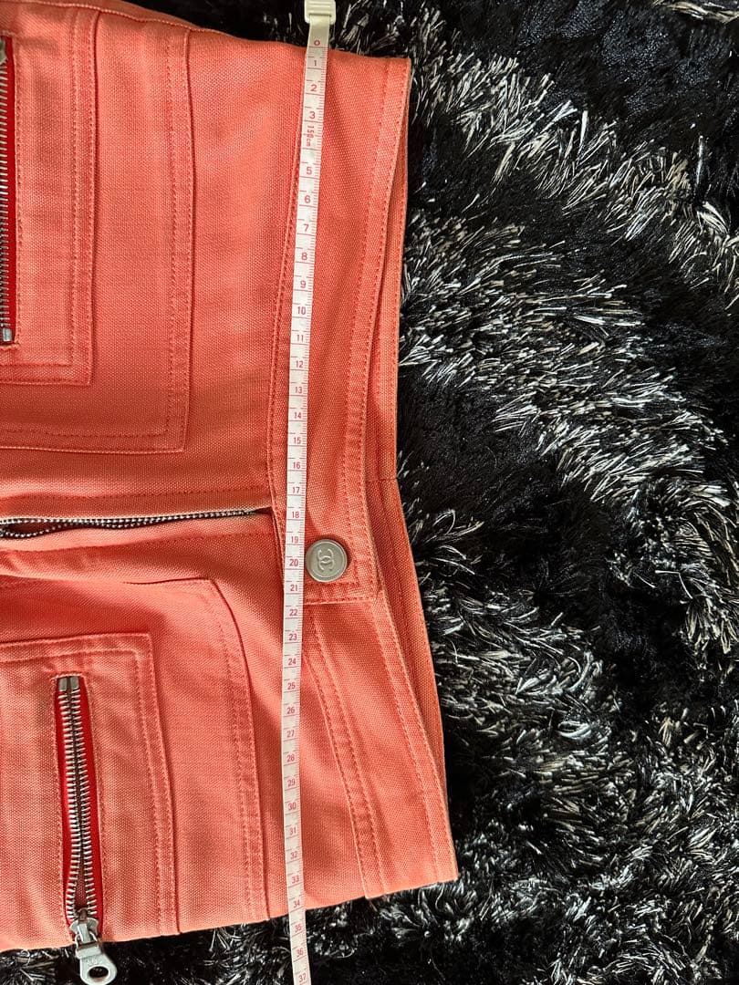 CHANEL オレンジ ワークパンツ