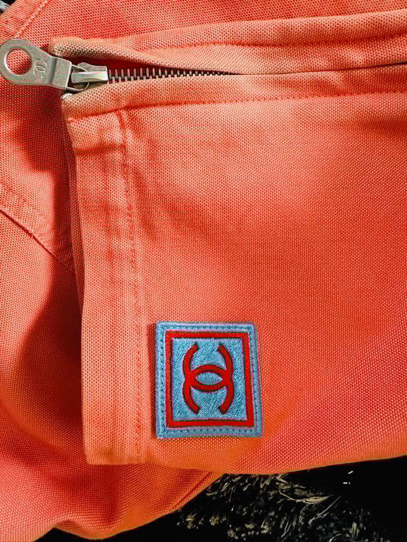 CHANEL オレンジ ワークパンツ