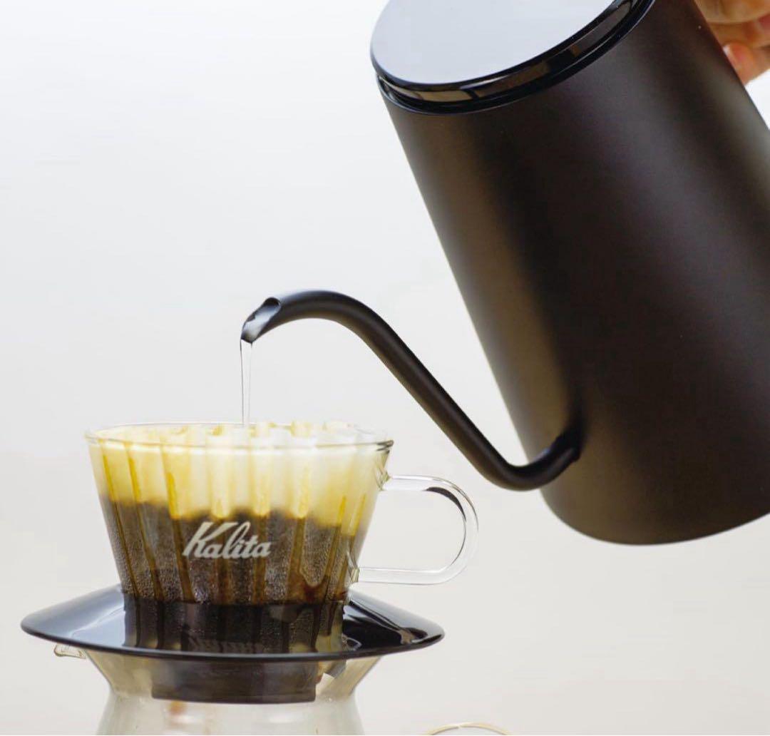 最終価格！希少新品未使用カリタ電気式ドリップ専用ポットKEDP-600 カーキ緑