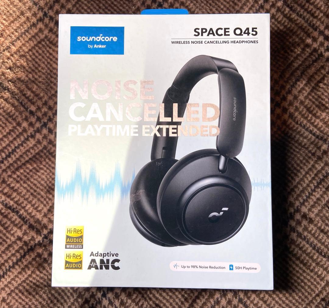 【ほぼ未使用】Anker SoundcoreQ45ワイヤレスヘッドホン付属品完備
