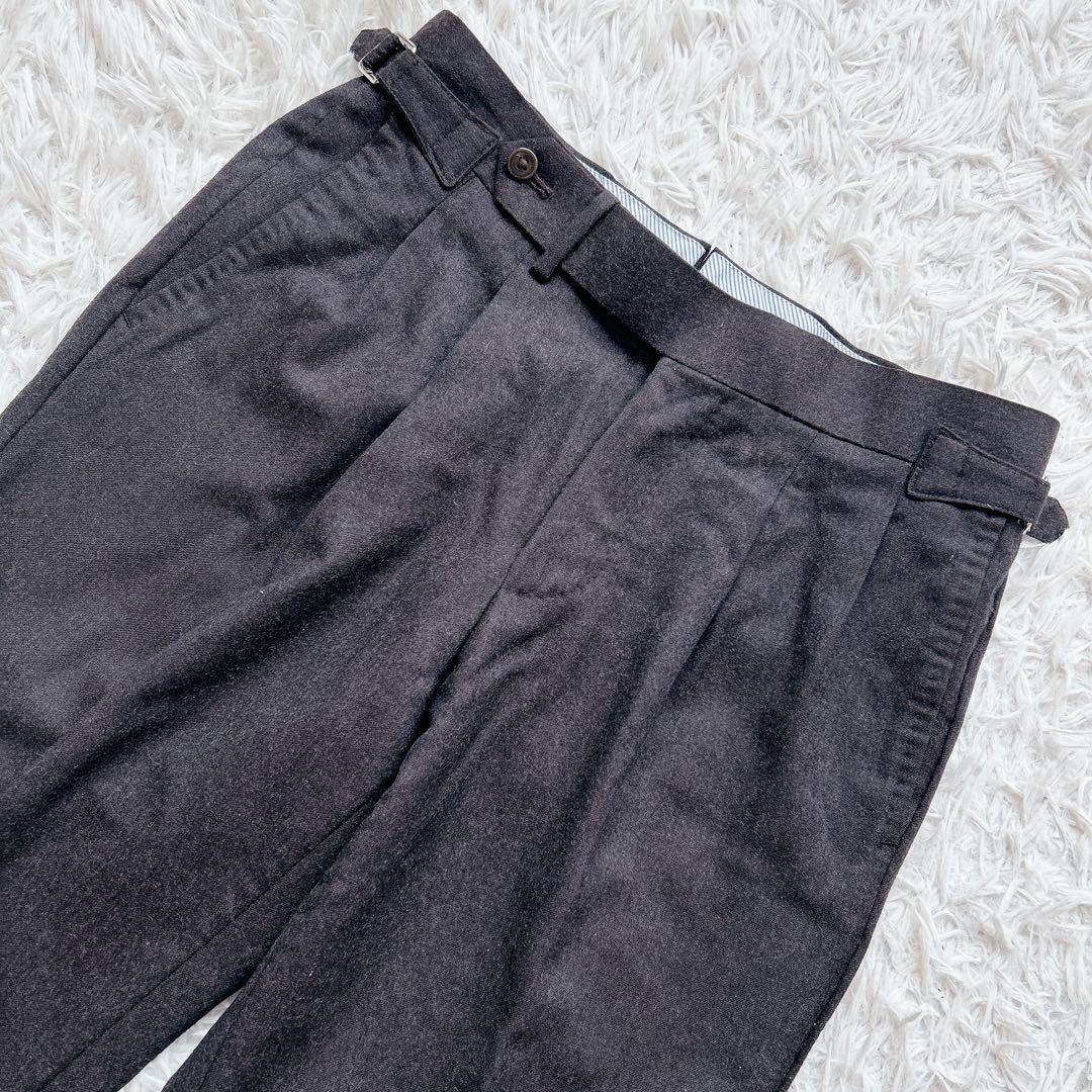 美品 リングヂャケット サキソニー ウール アジャスター スラックス 日本製