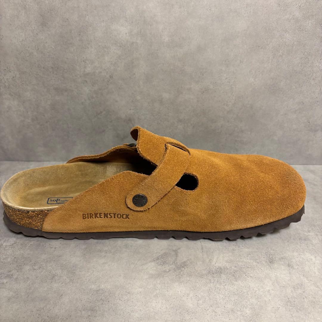 美品　ビルケンシュトック ボストン サボサンダル ミンク 28cm