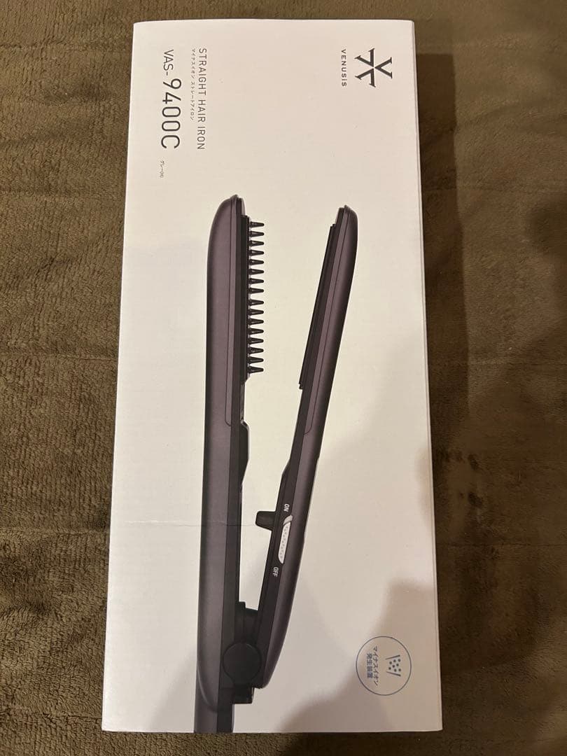 【新品未使用】マイナスイオンストレートアイロン