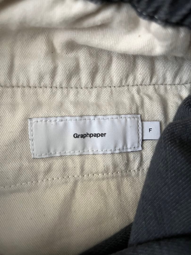 パンツ Graphpaper DenimBaggyShorts GRAY
