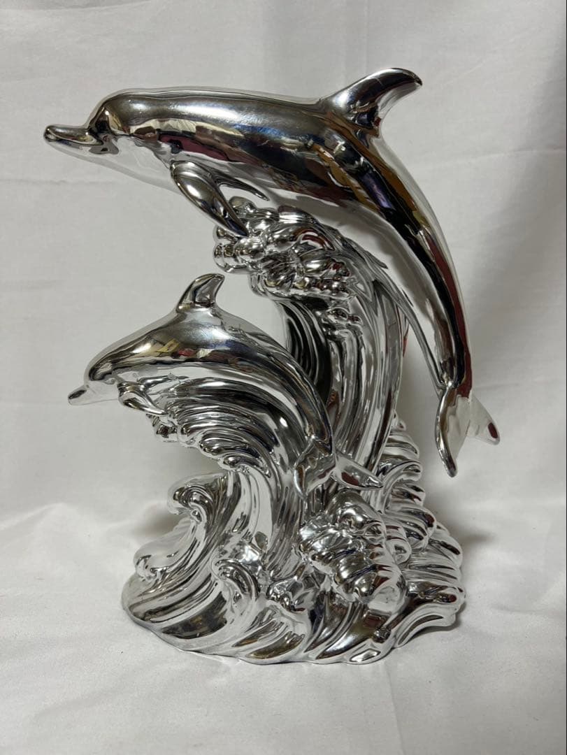 プラチナム　ドルフィン　ブランデー　シルバー　未開栓　陶器ボトル