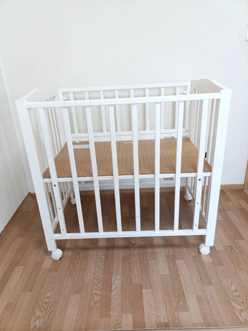 KATOJI　カトージ　ベビーベッド　ホワイト　ミニベビーベッド　白