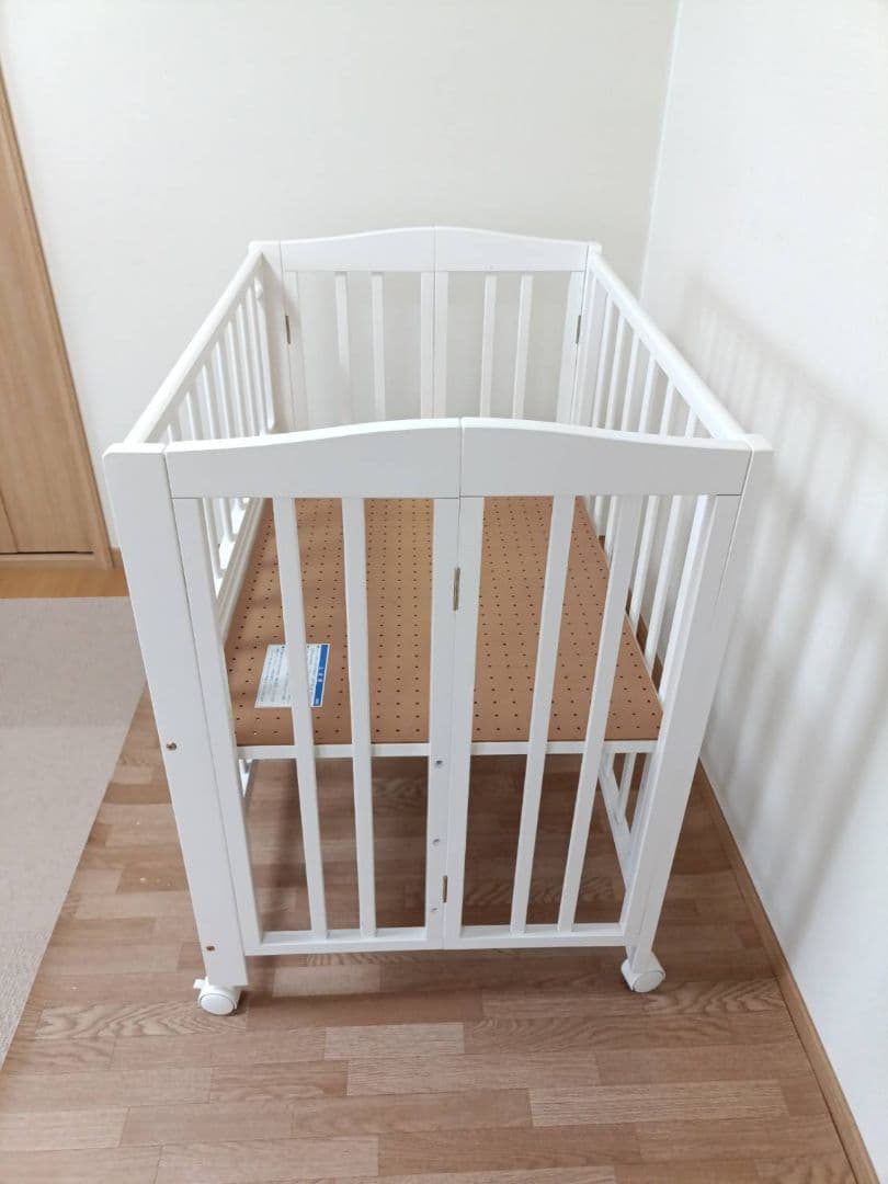KATOJI　カトージ　ベビーベッド　ホワイト　ミニベビーベッド　白