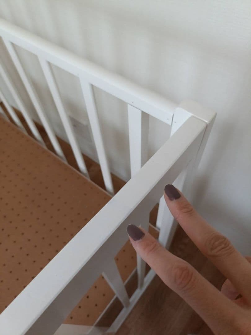 KATOJI　カトージ　ベビーベッド　ホワイト　ミニベビーベッド　白